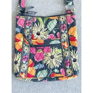 Vera Bradley Jazzy‎ Blooms Crossbody Hipster Purse - Retired Flowers - Orange